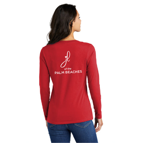 JLPB Long Sleeve V-neck Fashion T-shirt