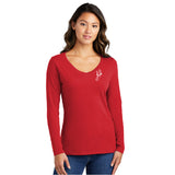 JLPB Long Sleeve V-neck Fashion T-shirt