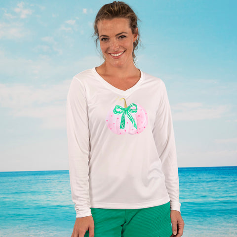 Preppy Pumpkin UPF 50 Perfomance Ultra Comfort Shirt