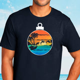 Tropical Christmas Eve Fashion T-shirt for men