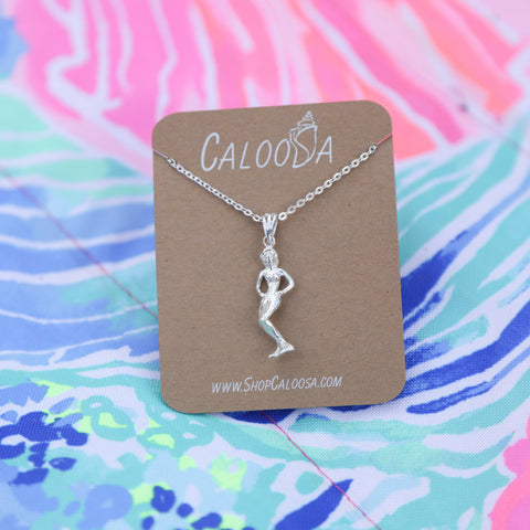 STERLING SILVER MERMAID NECKLACE