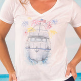 American Yacht V-neck Fashion T-shirt